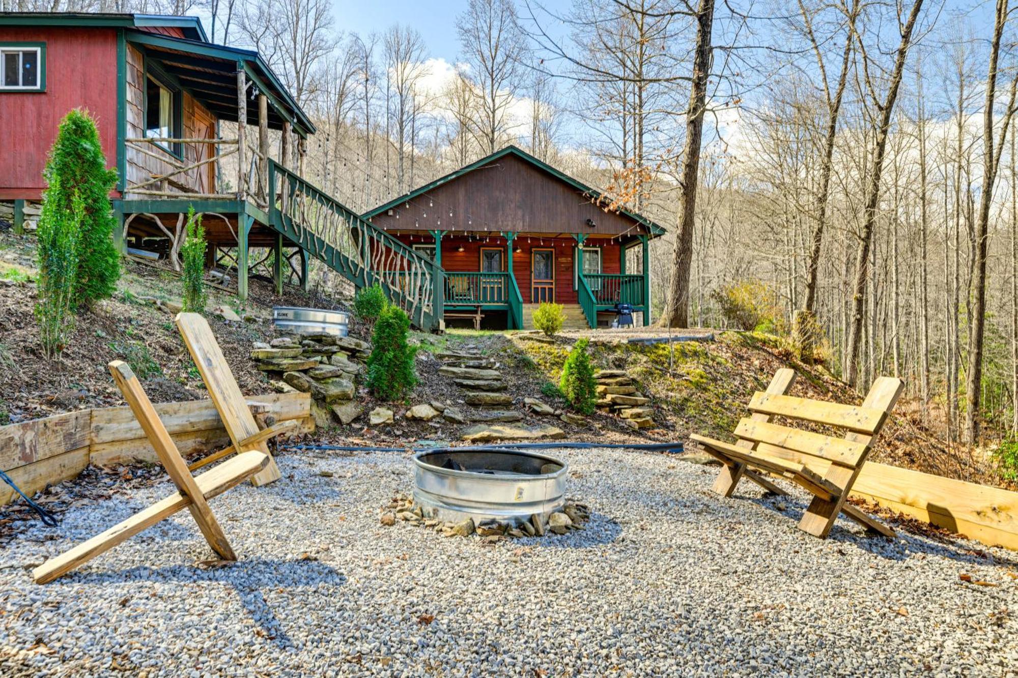 Smoky Mountain Cabin With Camping Area And Fire Pit! Whittier Esterno foto