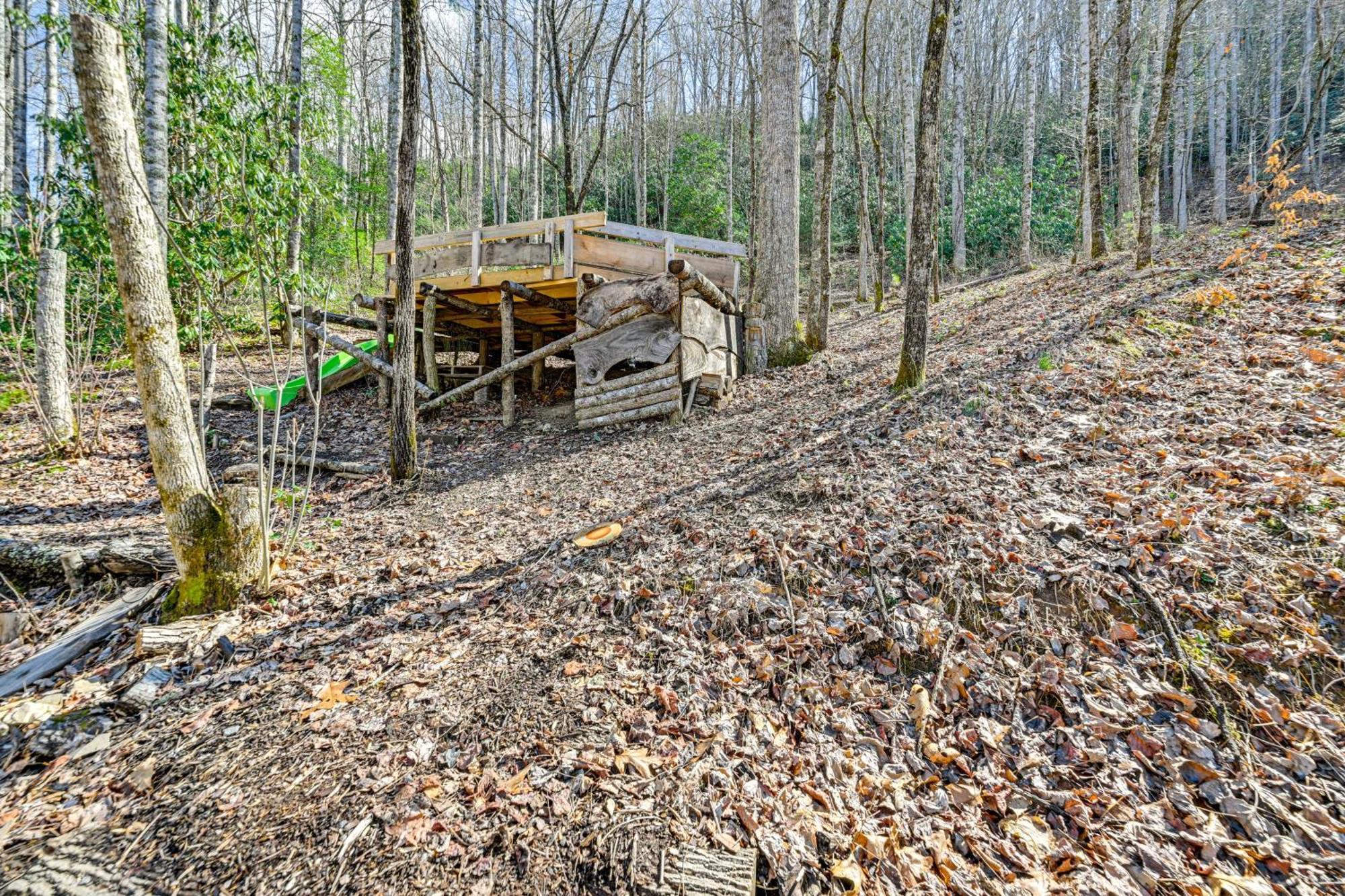 Smoky Mountain Cabin With Camping Area And Fire Pit! Whittier Esterno foto
