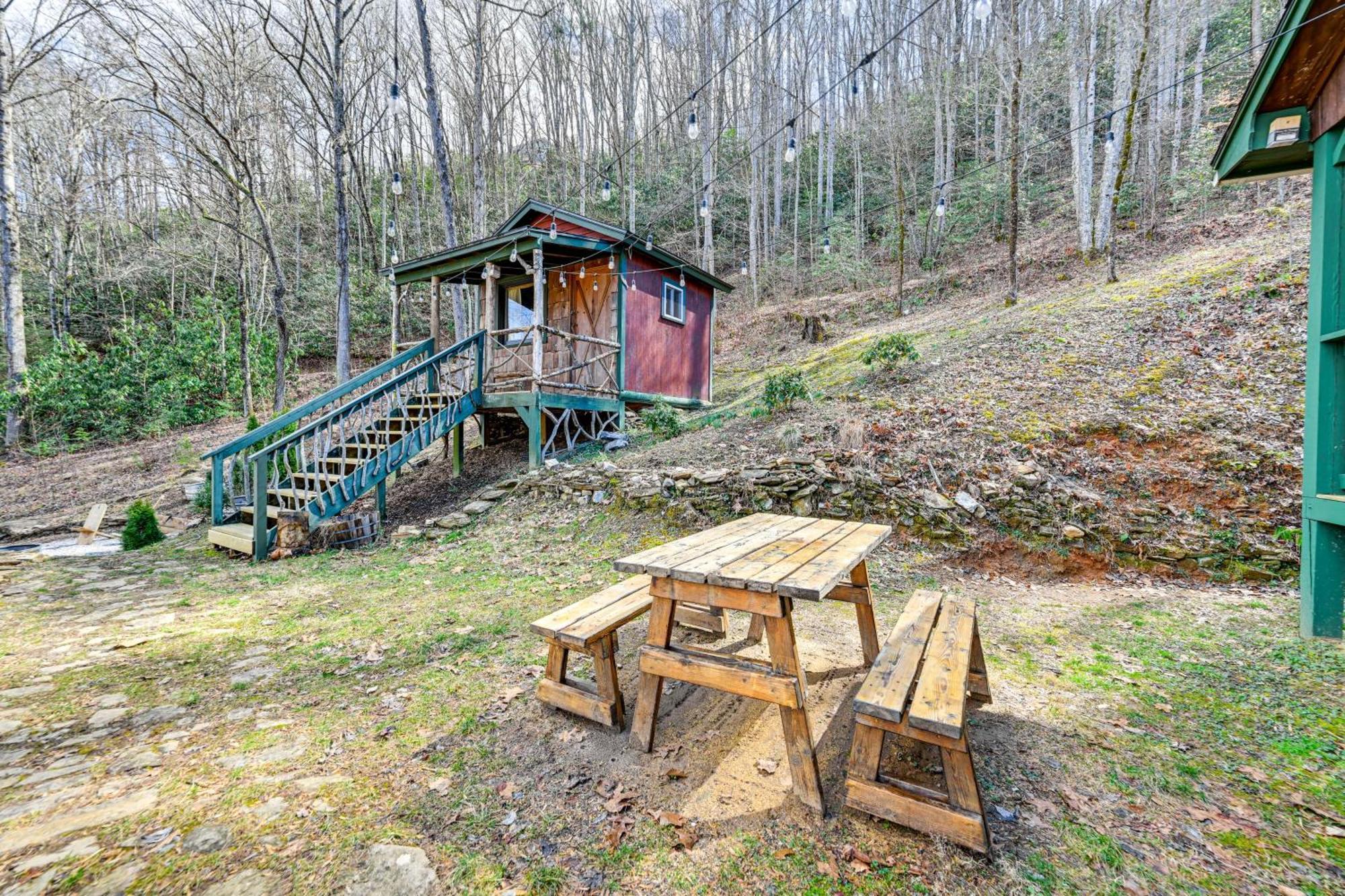 Smoky Mountain Cabin With Camping Area And Fire Pit! Whittier Esterno foto